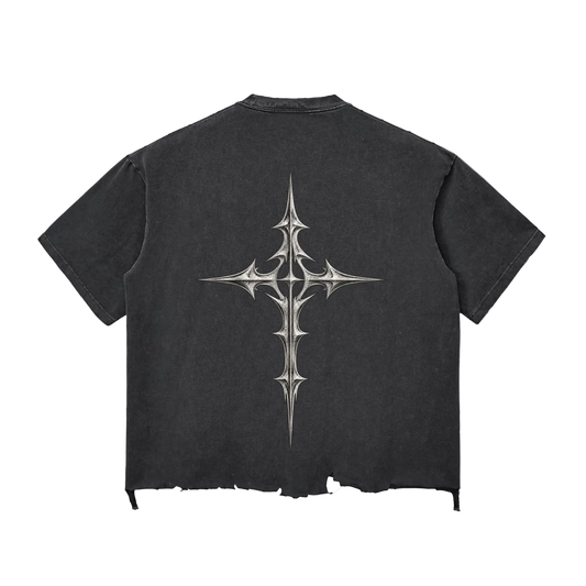 EYE WITNESS Snow Wash Boxy T-shirt