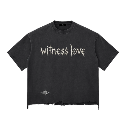 EYE WITNESS Snow Wash Boxy T-shirt